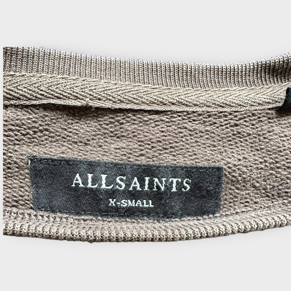 All Saints grey sweatshirt, men’s size xs - Picture 2 of 4